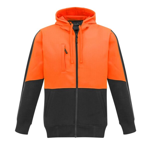 Syzmik ZT485 Unisex HiVis Zip Hoodie