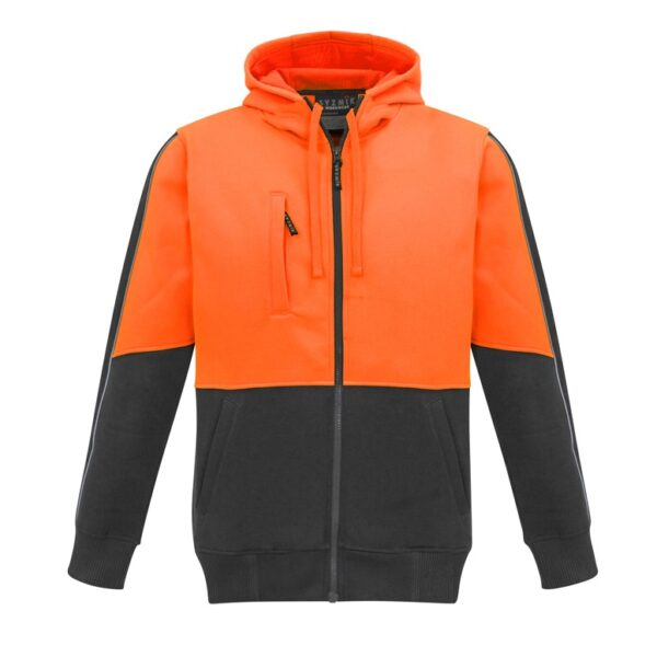 Syzmik ZT485 Unisex HiVis Zip Hoodie - Image 3