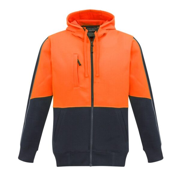 Syzmik ZT485 Unisex HiVis Zip Hoodie - Image 5