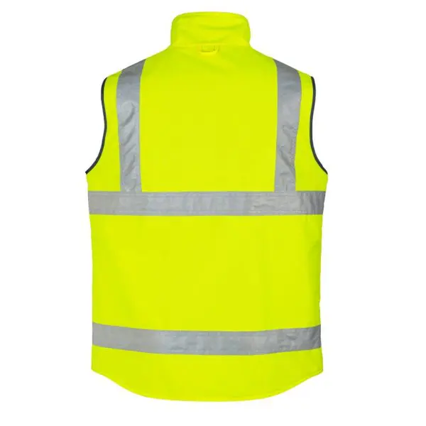 Syzmik ZV358 Mens HiVis Waterproof Lightweight Reversible Vest - Image 2