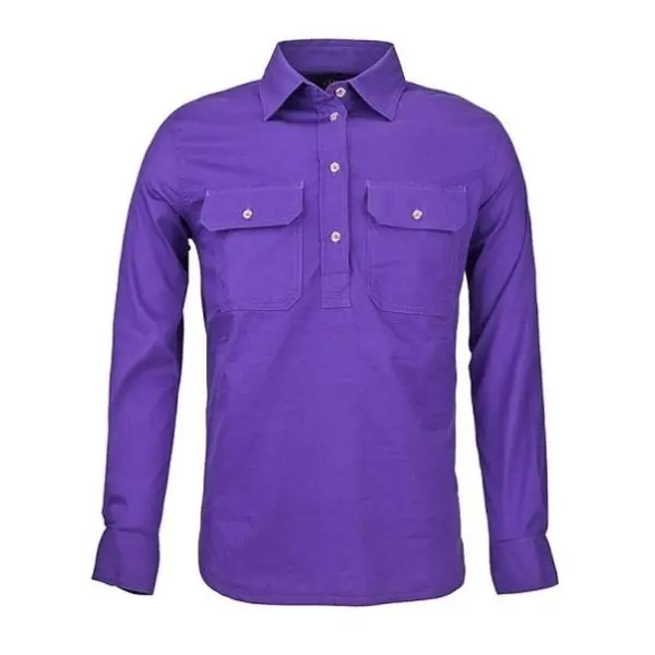 Pilbara RM300CF Women's Closed Front L/S Shirt - Image 13