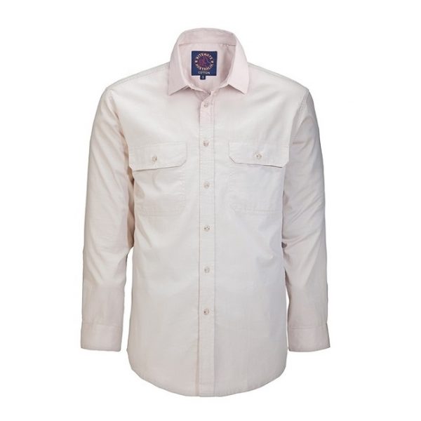 Pilbara RM500BT Mens Open Front L/S Lightweight Shirt - Image 6