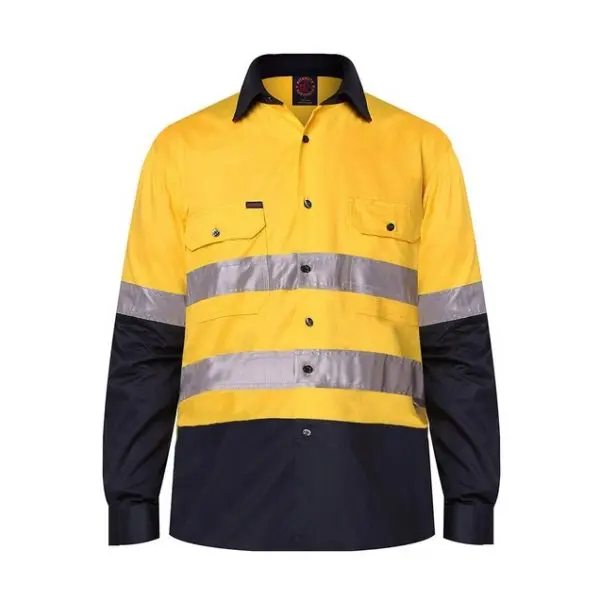 Ritemate RM1050R HiVis L/S Shirt - Image 5