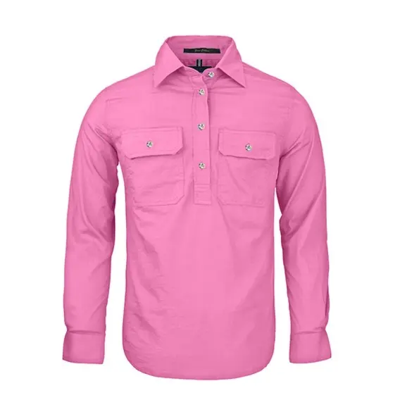 Pilbara RM300CF Women's Closed Front L/S Shirt - Image 3
