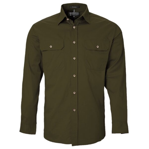 Pilbara RM500BT Mens Open Front L/S Lightweight Shirt - Image 13