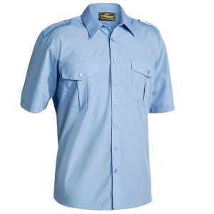 Bisley B71526 Epaulette S/S ShirtBisley B71526 Epaulette S/S Shirt