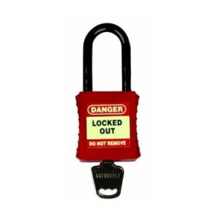 U. Safety Signs UL405 42mm Premium Red Safety Lockout Non-Conductive Shackle