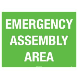 U. Safety Signs 509LM 600x400mm Emergency Assembly Area