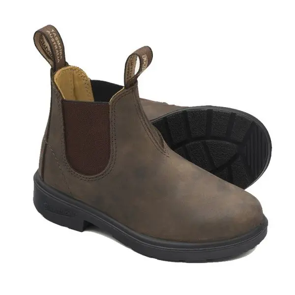 Blundstone 565 Kids Casual Boots Rustic Brown Leather