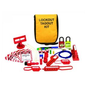 U. Safety Signs UL322 Electrician Pouch Lockout Kit