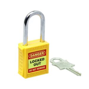 U. Safety Signs UL402 42mm Premium Yellow Safety Lockout