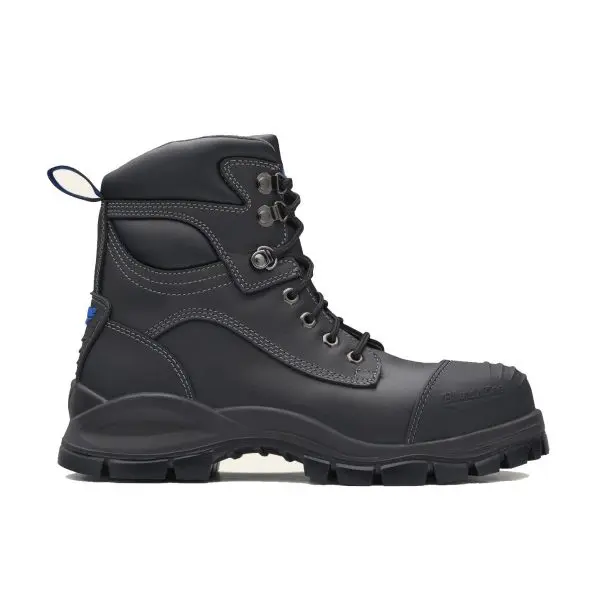 Blundstone 991 Lace with Scuff Safety Boots Black At The Coal