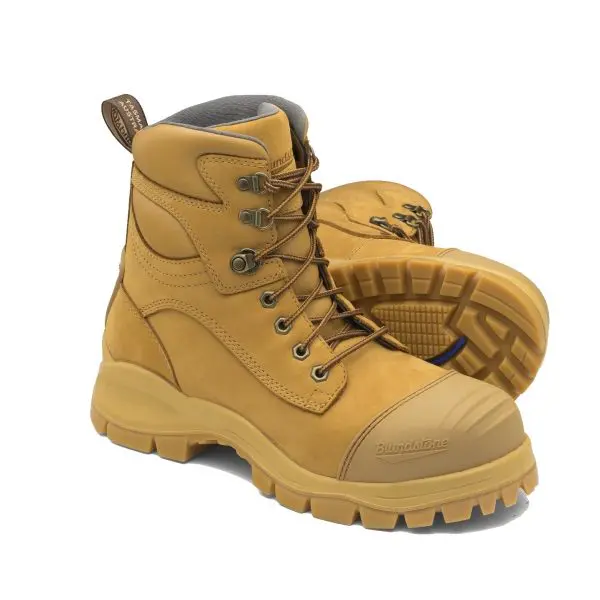 Blundstone 998 Lace with Scuff Safety Boots Wheat At The Coal