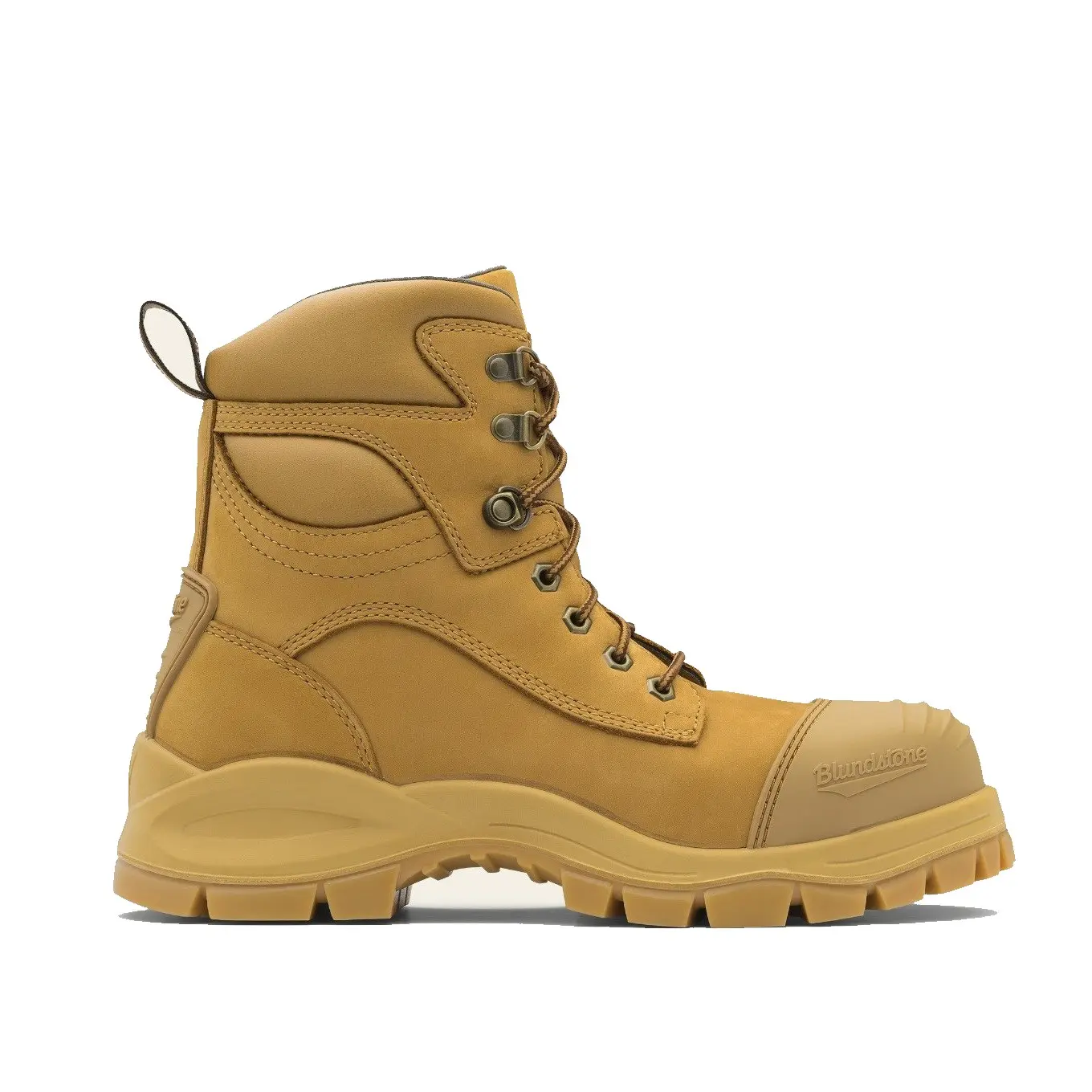 Blundstone 998 Lace with Scuff Safety Boots Wheat At The Coal