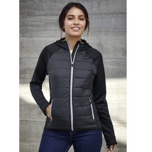 Biz Collection J515L Womens Stealth Tech Hoodie Jacket