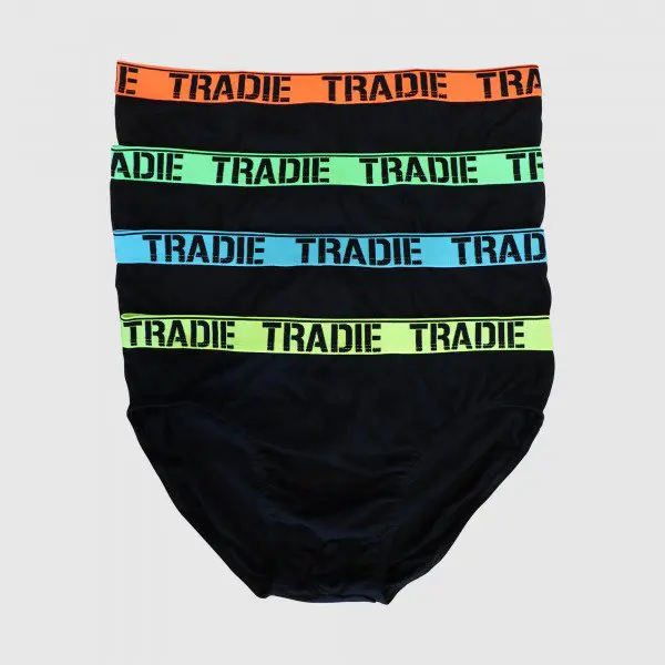 Tradie MJ1195SB4 Mens 4 Pack Brief - Image 3