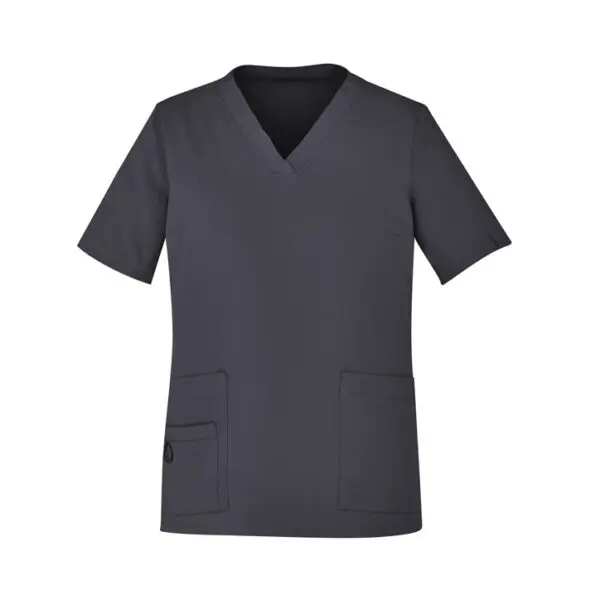 Biz Care CST941LS Ladies V Neck Scrub Top - Image 18