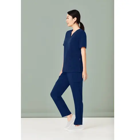 Biz Care CST941LS Ladies V Neck Scrub Top - Image 8