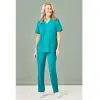 Biz Care CST941LS Ladies V Neck Scrub Top
