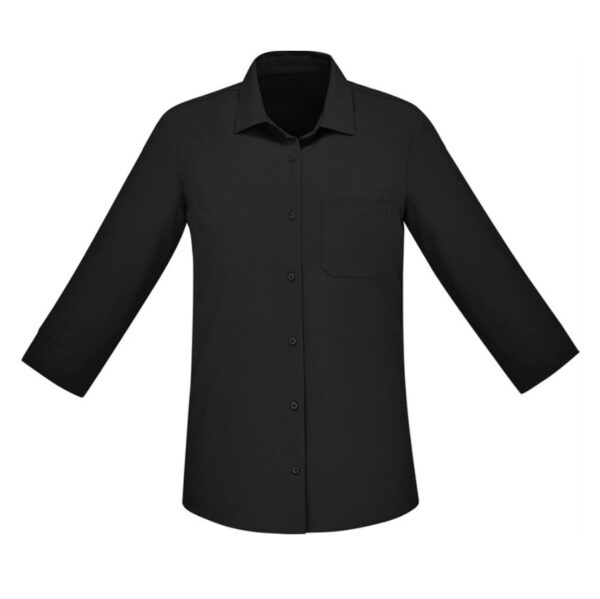 Biz Care CS951LT Womens Florence Plain 3/4 Sleeve Shirt - Image 14