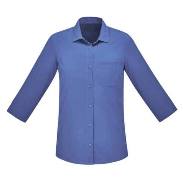 Biz Care CS951LT Womens Florence Plain 3/4 Sleeve Shirt - Image 12