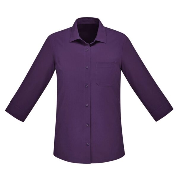 Biz Care CS951LT Womens Florence Plain 3/4 Sleeve Shirt - Image 16