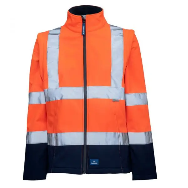 Rainbird 8527 Carroll Ladies Soft Shell HiVis Jacket - Image 2