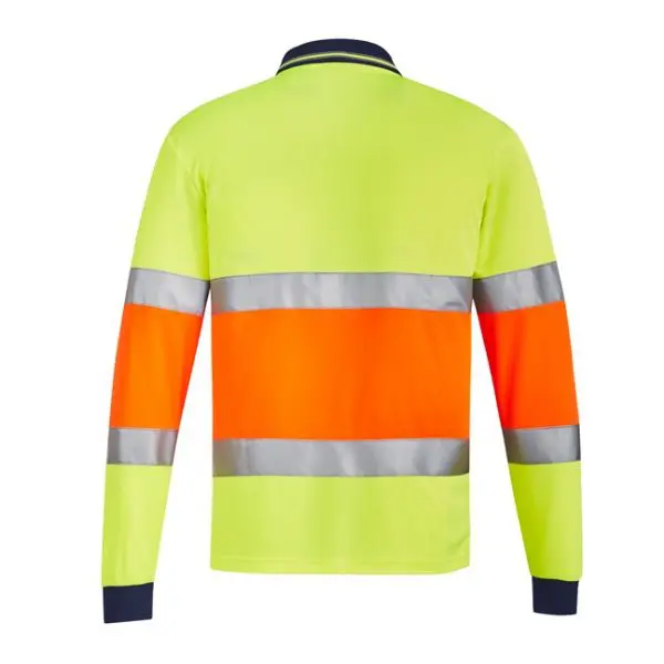 Syzmik ZH380 Unisex Bio Motion L/S Taped Polo - Image 3