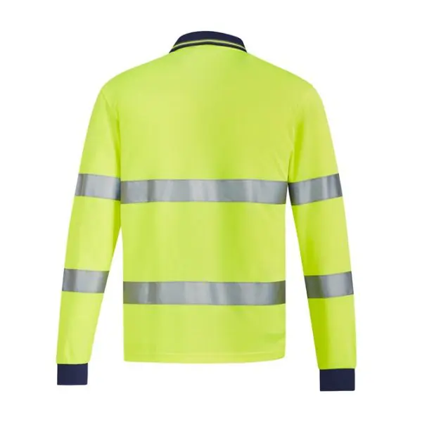 Syzmik ZH380 Unisex Bio Motion L/S Taped Polo - Image 5