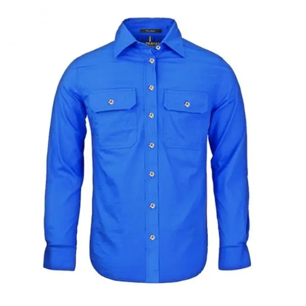 Pilbara RM600BT Women's Open Front L/S Shirt - Image 3