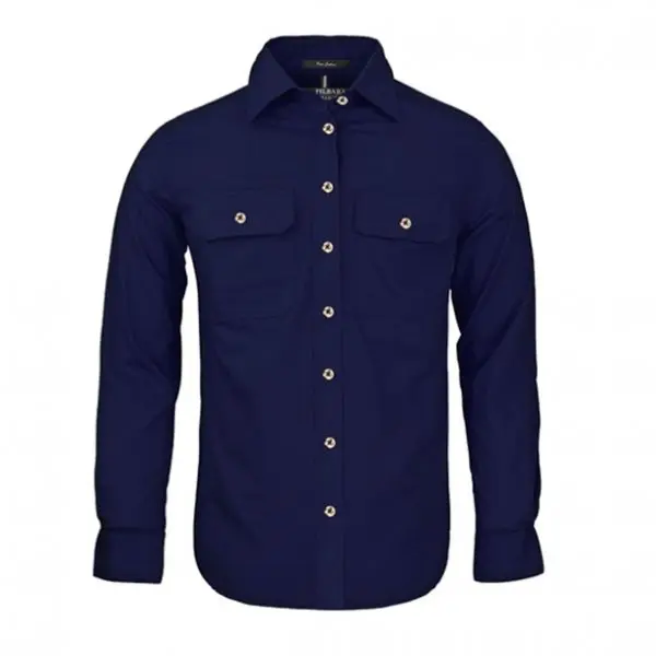 Pilbara RM600BT Women's Open Front L/S Shirt - Image 2