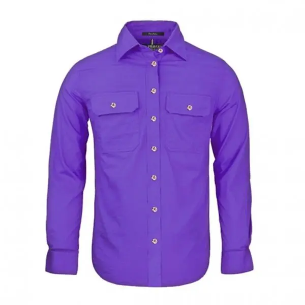 Pilbara RM600BT Women's Open Front L/S Shirt - Image 8