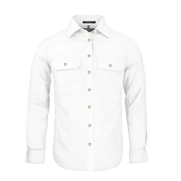 Pilbara RM600BT Women's Open Front L/S Shirt - Image 10