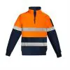 Syzmik ZT567 Mens HiVis 1/4 Zip Pullover - Hoop Taped - Image 3