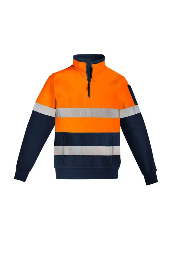 Syzmik ZT567 Mens HiVis 1/4 Zip Pullover - Hoop Taped - Image 3