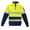 Syzmik ZT567 Mens HiVis 1/4 Zip Pullover - Hoop Taped