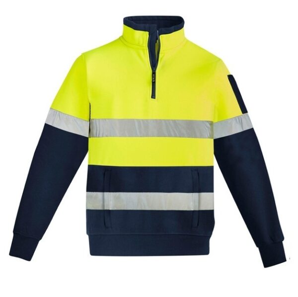 Syzmik ZT567 Mens HiVis 1/4 Zip Pullover - Hoop Taped