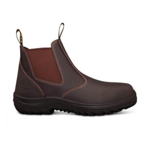 Oliver 34-626P DISCONTINUED Claret Elastic Sided Safety Boot With Penetration Protection