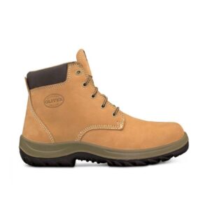 Oliver 34-632P DISCONTINUED Wheat Lace Up Ankle Safety Boot With Penetration Protection