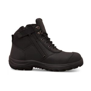 Oliver 34-660 Black Zip Side Ankle Safety Boot