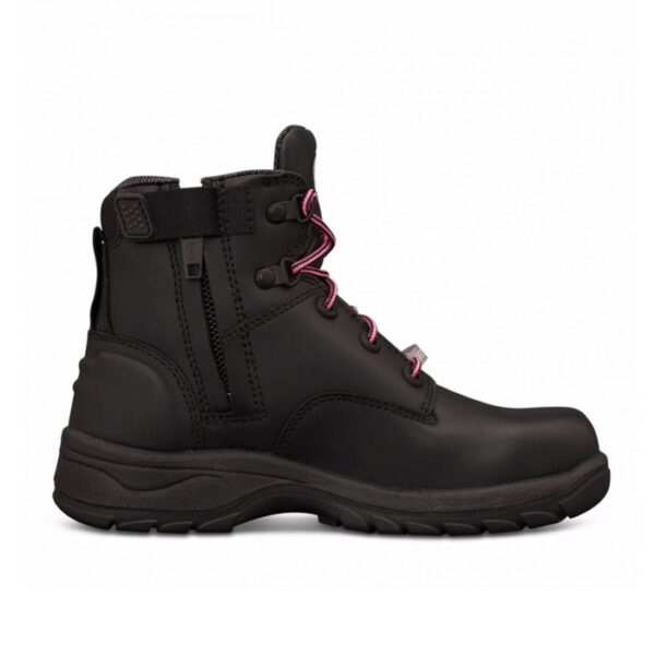 Oliver 49-445Z Ladies Black Zip Side Safety Boot