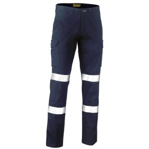 Bisley BPC6008T Taped Biomotion Stretch Cotton Drill Cargo Pants