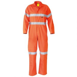 Bisley BC6718TW HiVis Lightweight Coverall 3M Reflective Tape