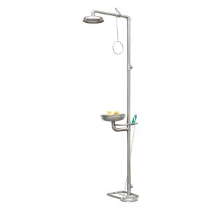 Maxisafe ESS989 Stainless Steel Safety Shower & Eye Washer – Floor Mounted