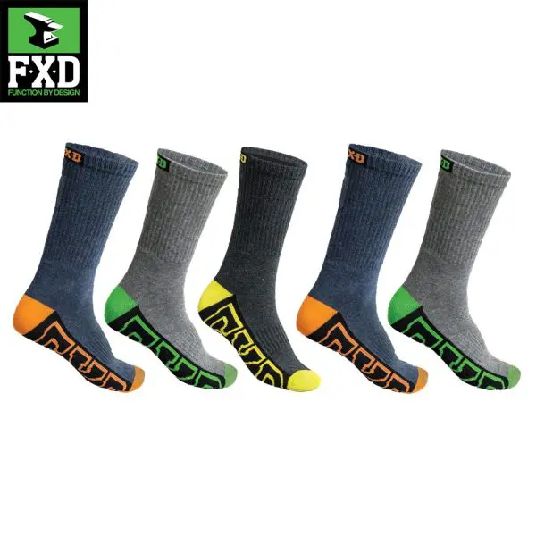 FXD SK-1 5-Pack Long Work Socks