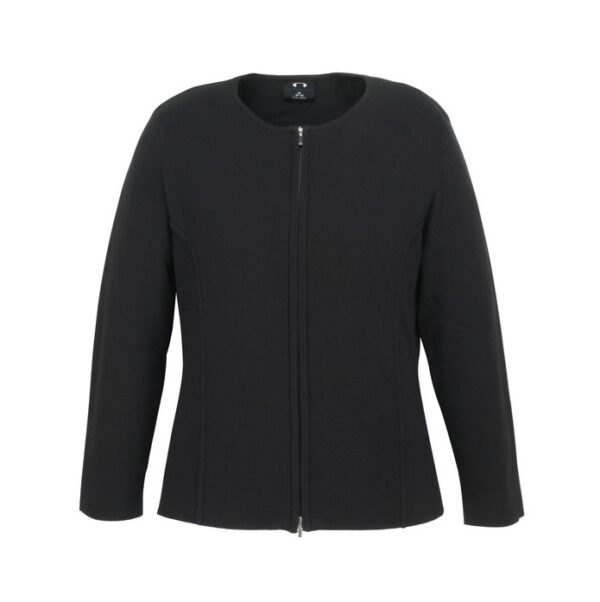 Biz Collection LC3505 Womens 2-Way Zip Cardigan - Image 4