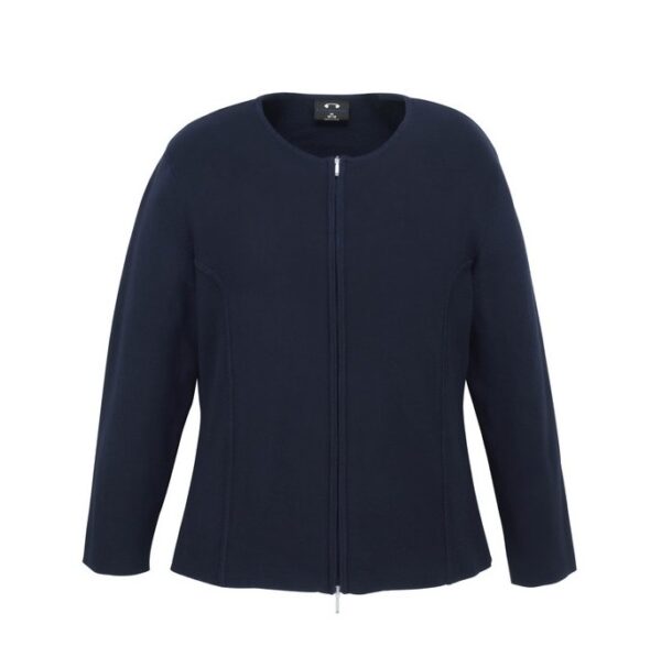 Biz Collection LC3505 Womens 2-Way Zip Cardigan - Image 2