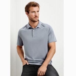 Biz Collection P012MS Academy Men's Contrast Polo