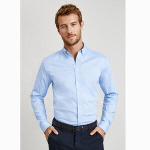 Biz Collection S016ML Mens Camden Oxford L/S ShirtBiz Collection S016ML Mens Camden Oxford L/S Shirt