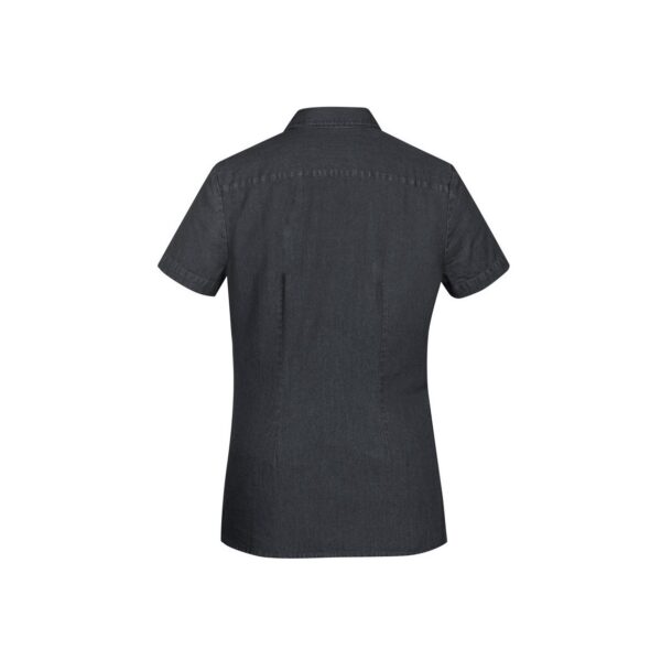 Biz Collection S017LS Ladies indie Denim S/S Shirt - Image 7